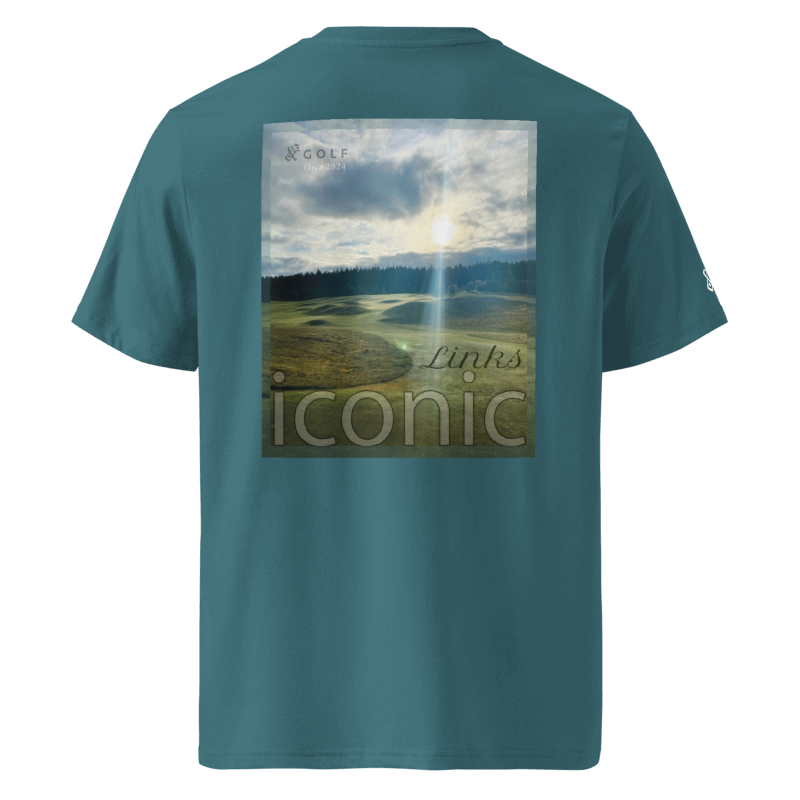 Organic Ribbed Neck T-Shirt | ICONIC- SB Golf
