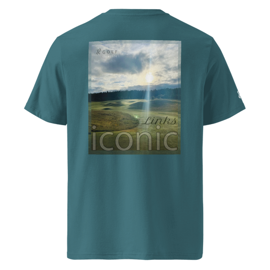 Organic Ribbed Neck T-Shirt | ICONIC- SB Golf