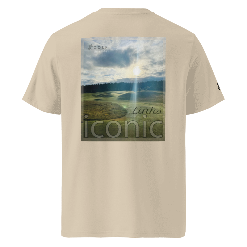 Organic Ribbed Neck T-Shirt | ICONIC- SB Golf