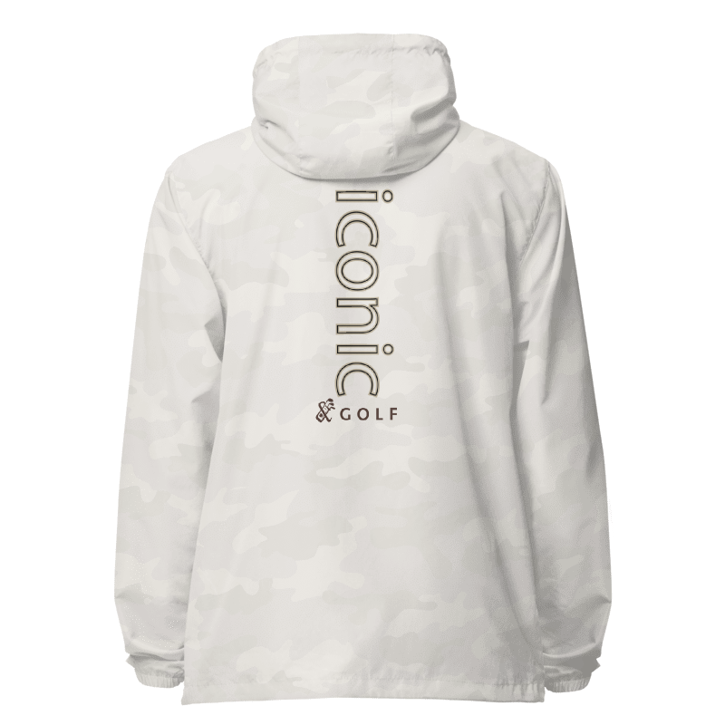 Lightweight Zip Up Windbreaker | ICONIC- Sticks & Bag Golf