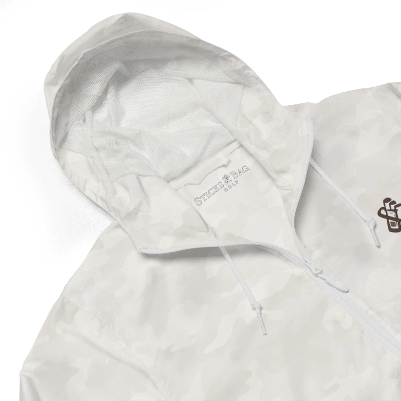 Lightweight Zip Up Windbreaker | ICONIC- Sticks & Bag Golf