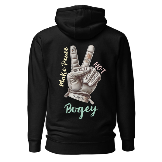 Premium Pullover Hoodie/ MAKE PEACE NOT BOGEY