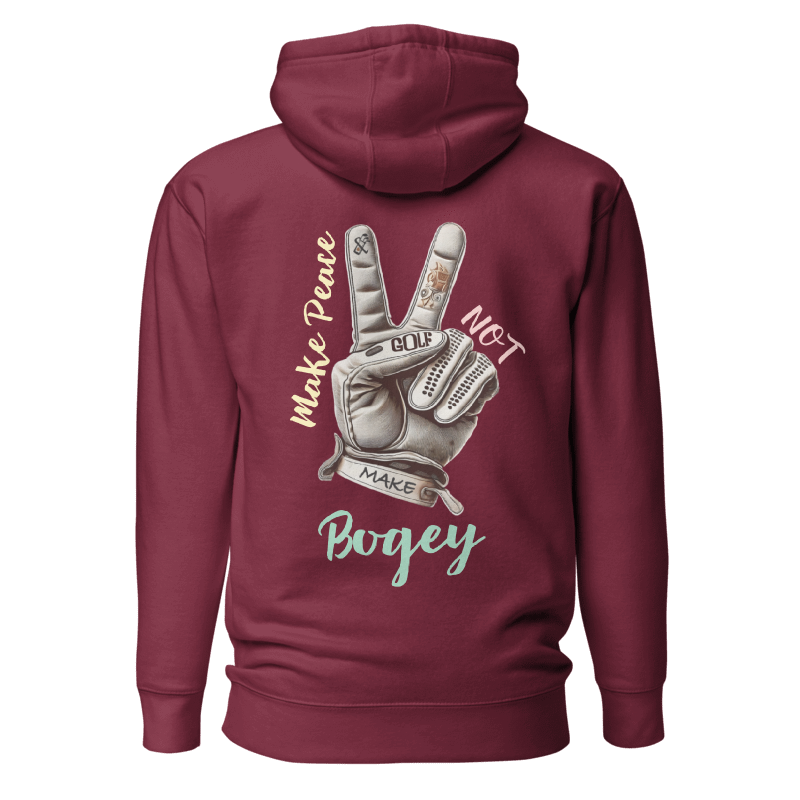 Premium Pullover Hoodie/ MAKE PEACE NOT BOGEY