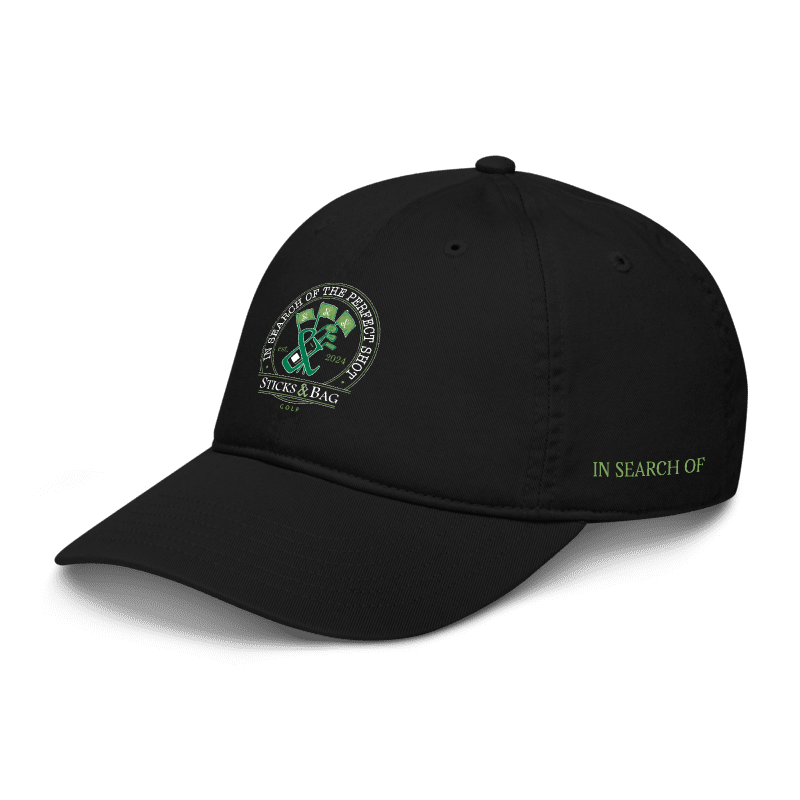 Organic Golf Cap | "ISOTPS" sticks & Bag Golf