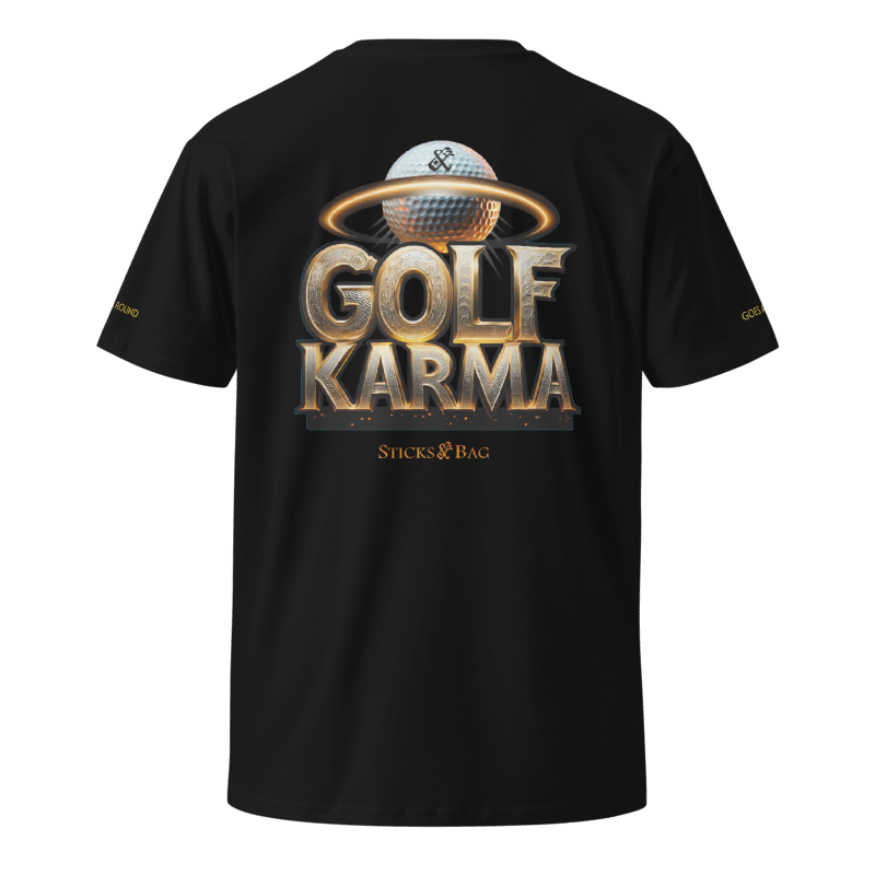 Premium T-Shirt | Golf Karma- Sticks & Bag Golf
