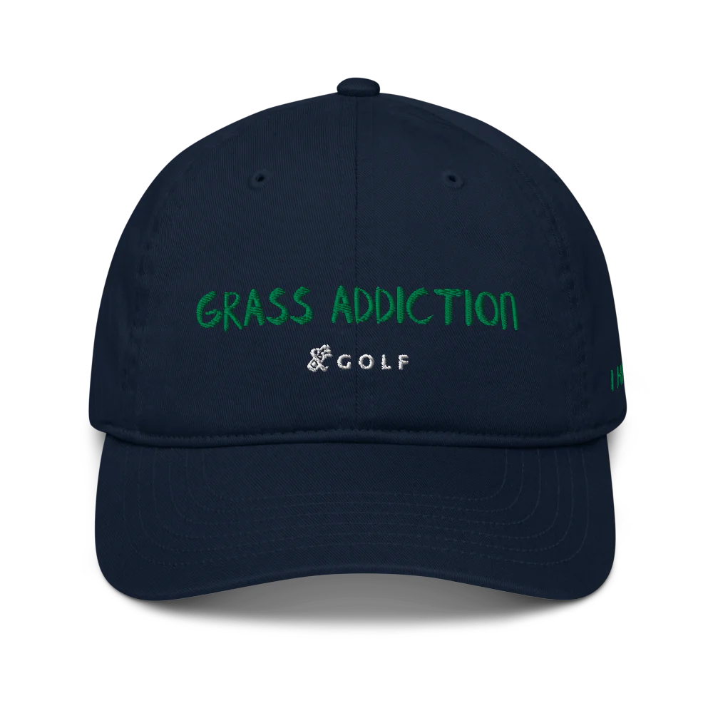 Organic Golf Cap | Grass Addiction- Sticks & Bag Golf