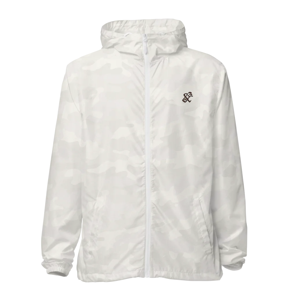 Lightweight Zip Up Windbreaker | ICONIC- Sticks & Bag Golf