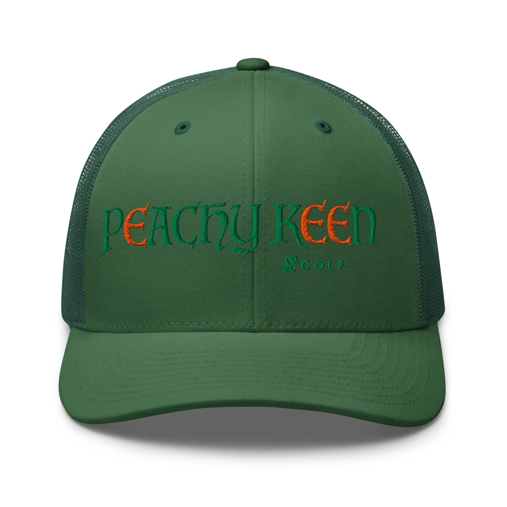 Retro Trucker Hat | Peachy Keen- Sticks & Bag Golf