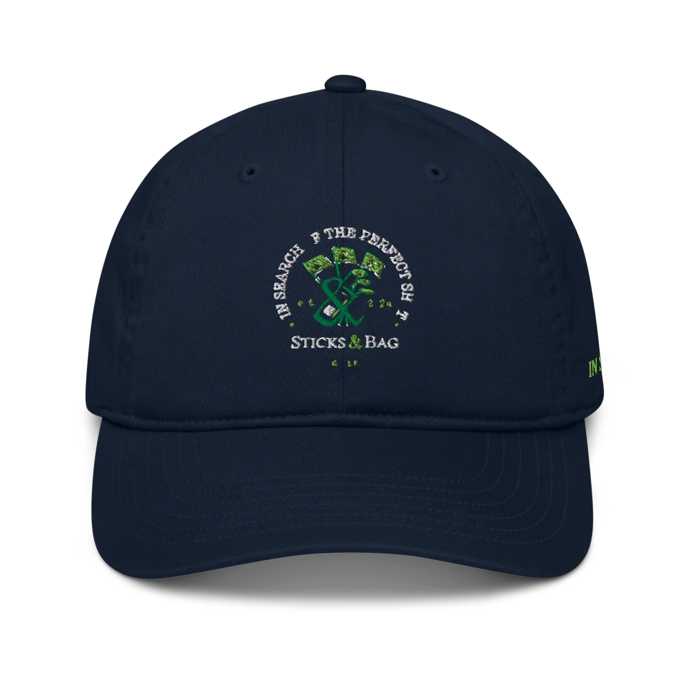 Organic Golf Cap | "ISOTPS" sticks & Bag Golf