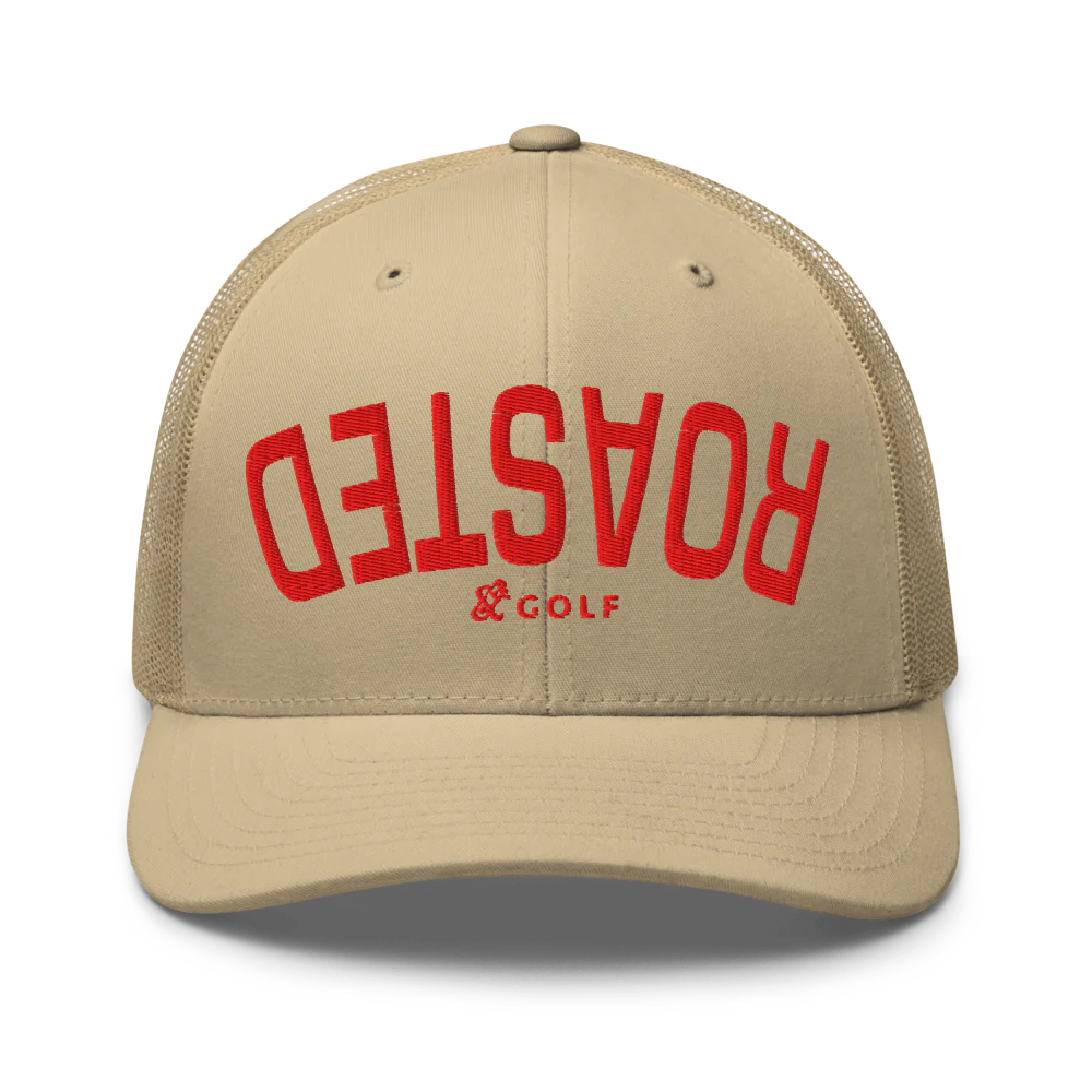 Retro Trucker Hat | ROASTED Sticks & Bag Golf