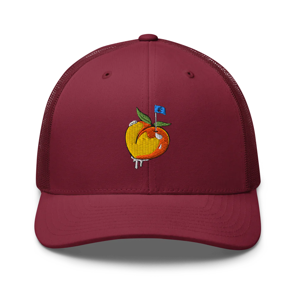 Retro Trucker Hat | Peachy- Sticks & Bag Golf