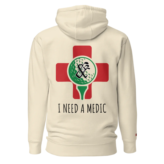 Premium Hoodie | I Need A Medic- Sticks & Bag Golf