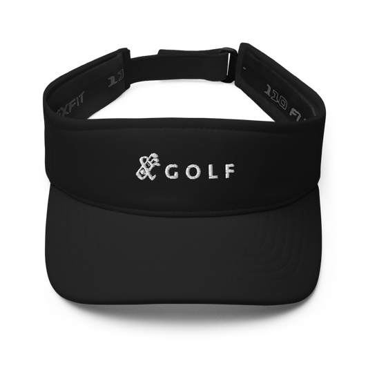 Logo Golf Visor | Flexfit 8110