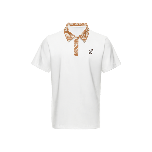 S&B GOLF-Polo Geometry Collar LOGO