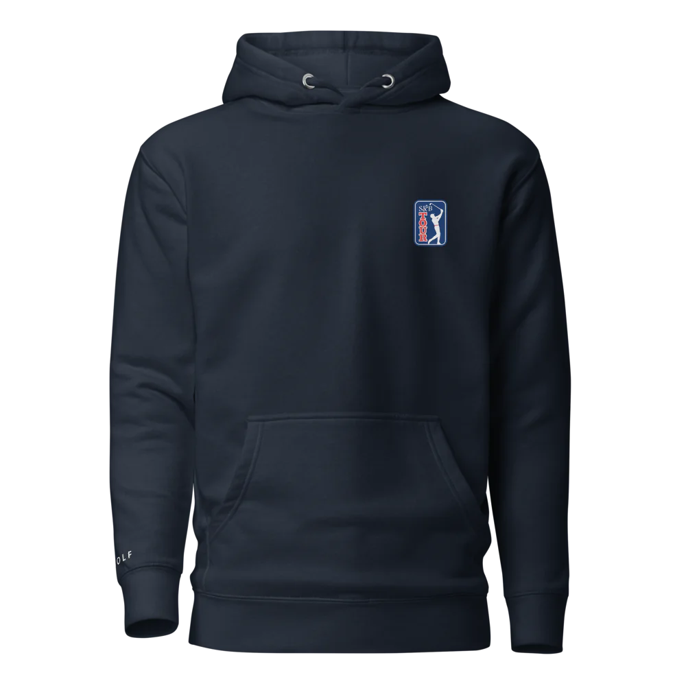 Premium Hoodie  'QUIET PLEASE' Sticks & Bag Golf