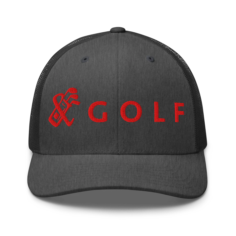 Retro Trucker Hat | LOGO GOLF- Sticks & Bag Golf