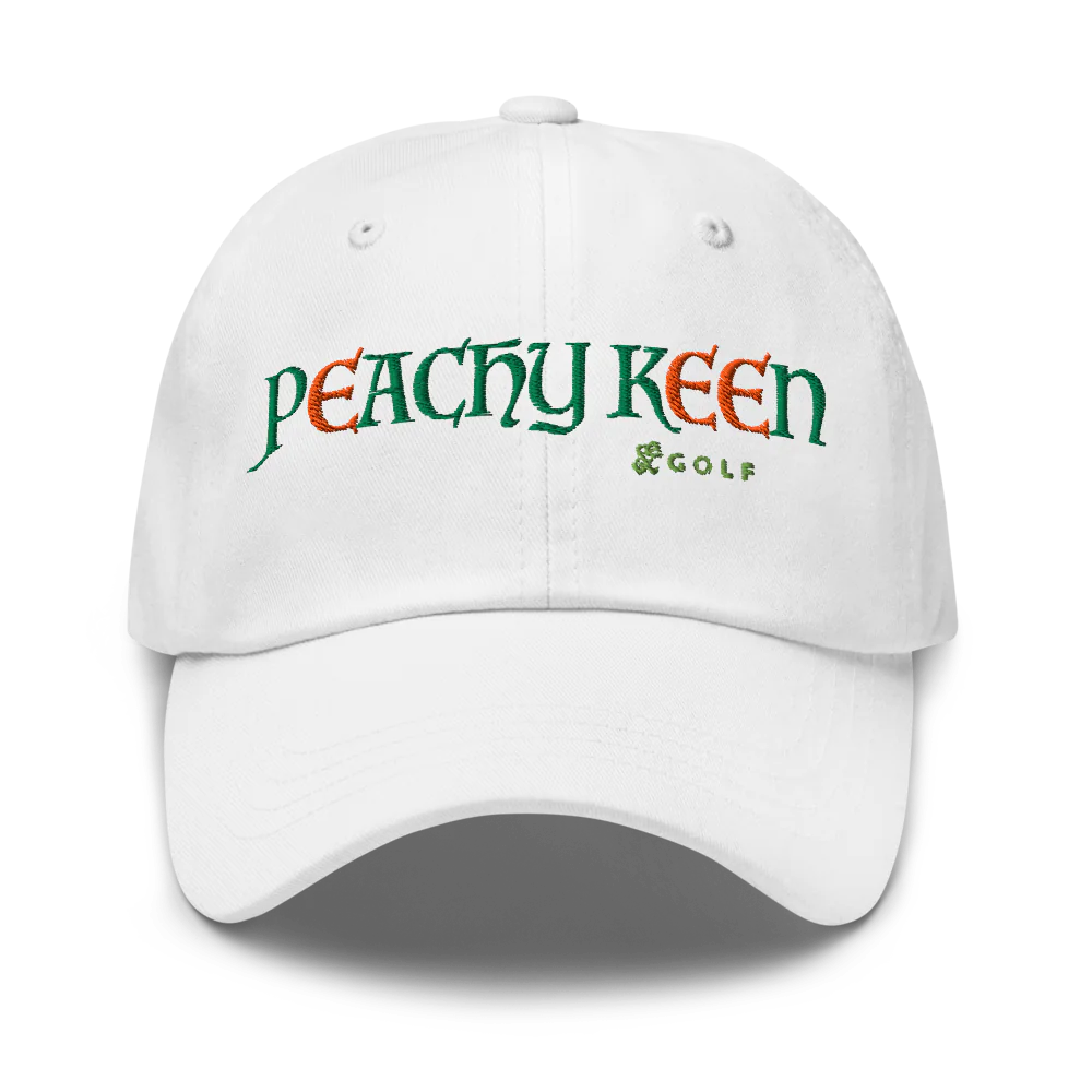 Classic Dad Hat | Peachy Keen- Sticks & bag Golf