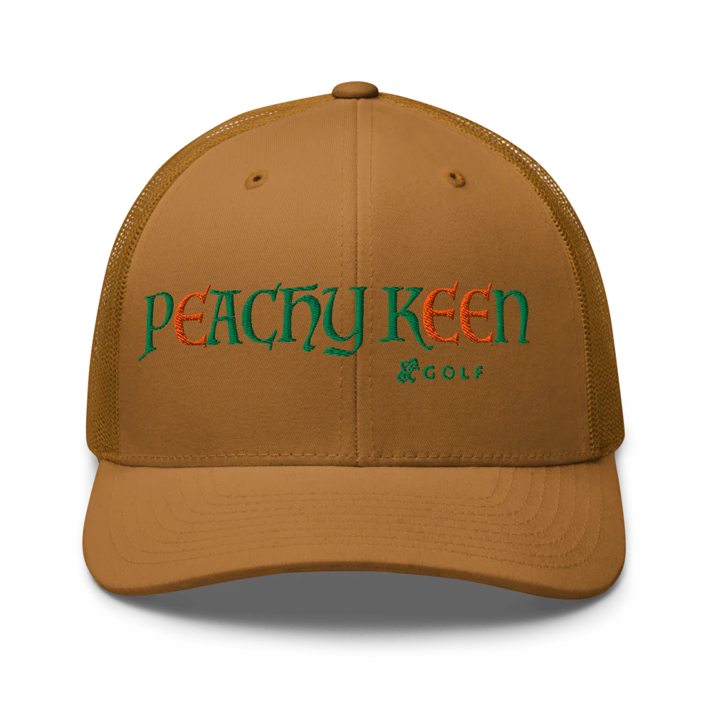 Retro Trucker Hat | Peachy Keen- Sticks & Bag Golf