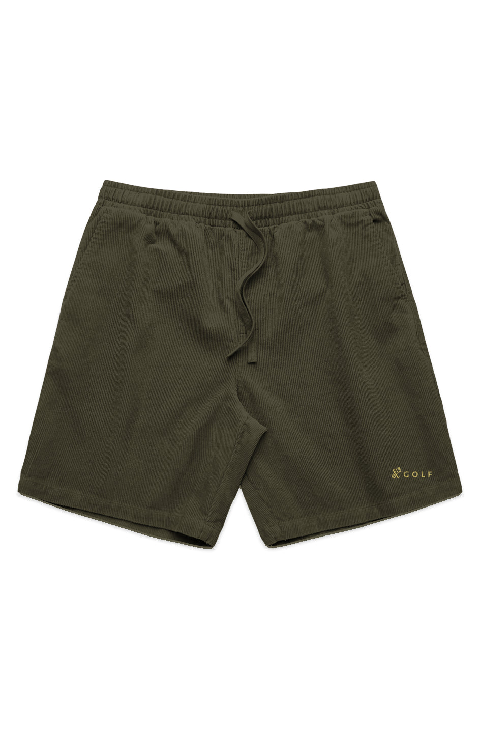 CORD SHORTS-STICKS & BAG GOLF