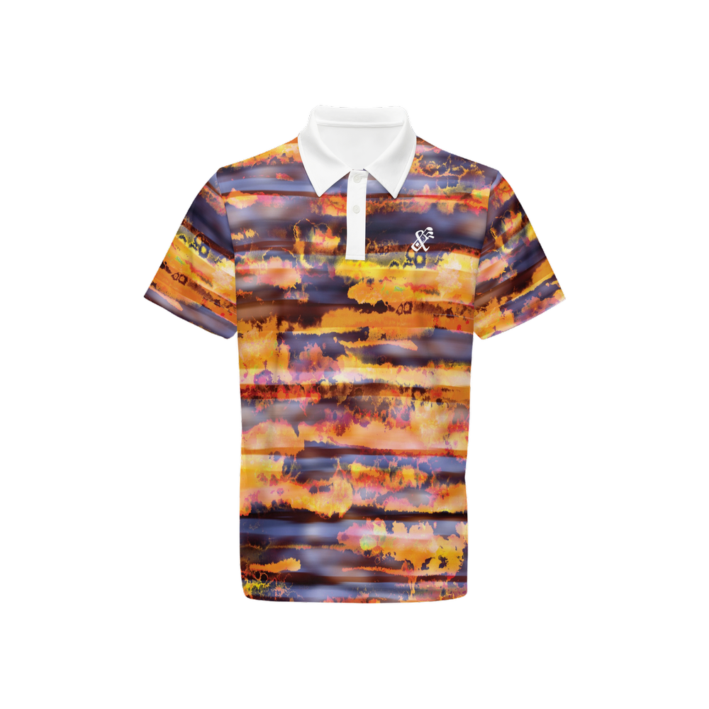 S&B GOLF-Polo "Fairways and Sunsets"- LOGO