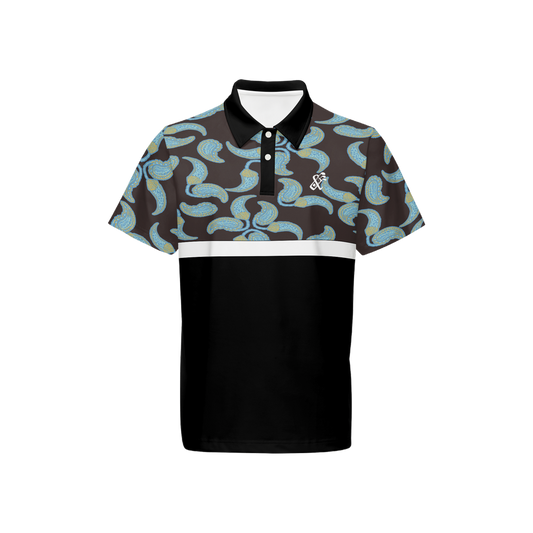S&B GOLF-Polo "Tie-dye" LOGO