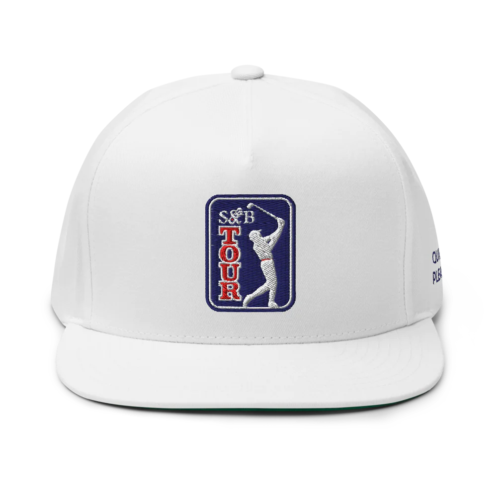 Flat Bill Cap | Sticks & Bag Tour- Quiet Please