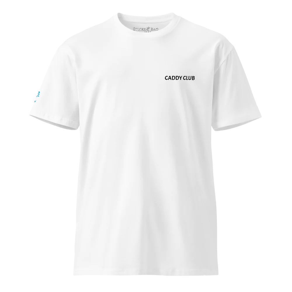 Premium T-Shirt | Caddy Club- Psylocibin- Sticks & Bag Golf