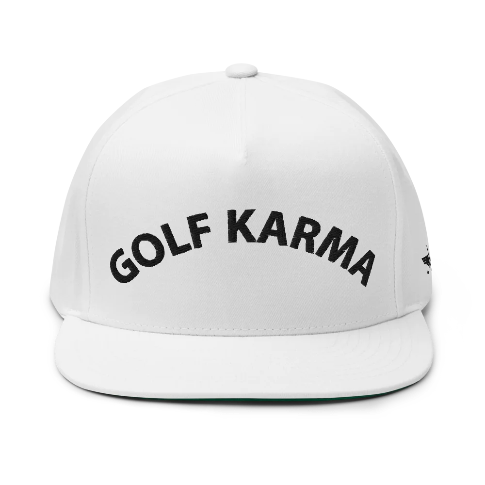 Flat Bill Cap | GOLF KARMA