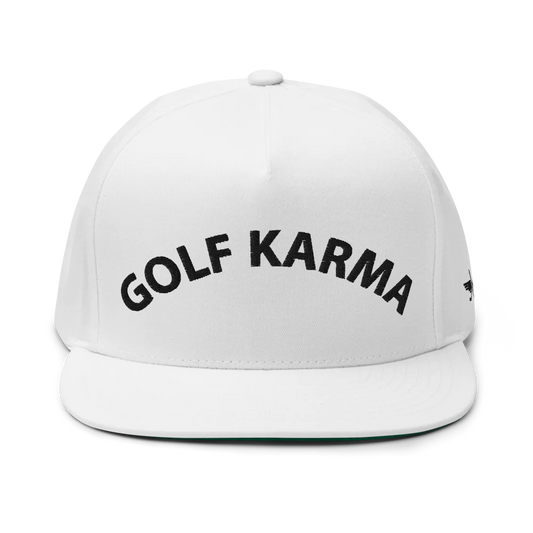 Flat Bill Cap | GOLF KARMA