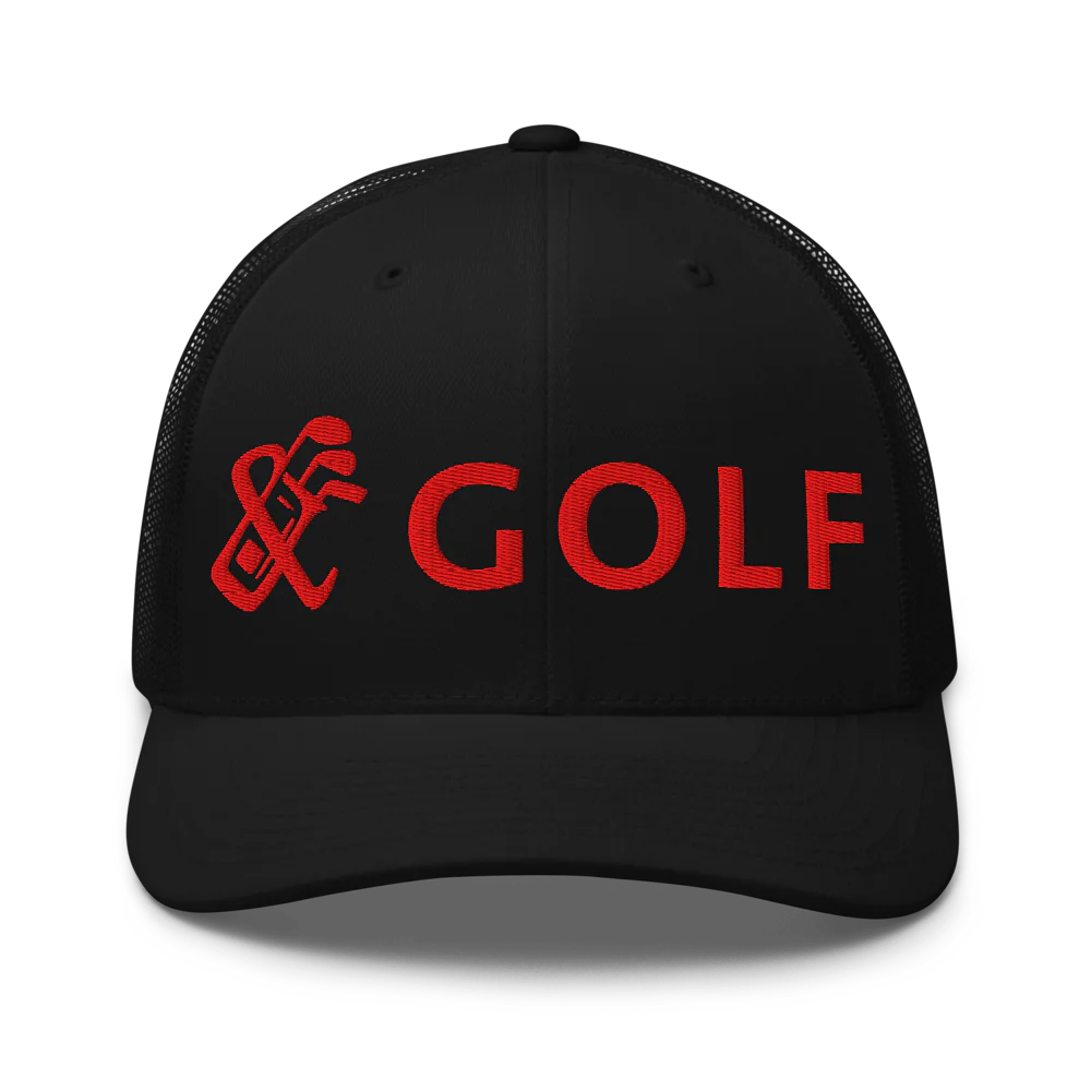 Retro Trucker Hat | Sticks & bag- Logo Golf