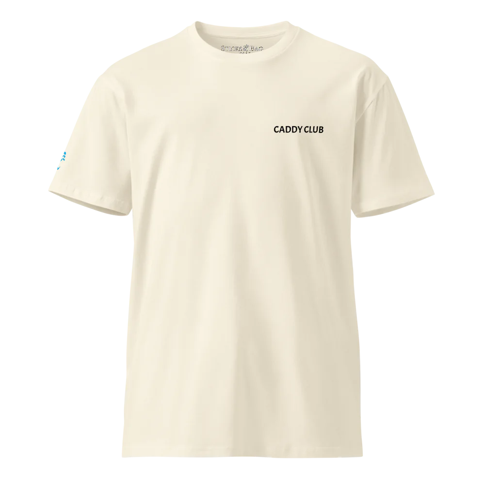 Premium T-Shirt | Caddy Club- Psylocibin- Sticks & Bag Golf
