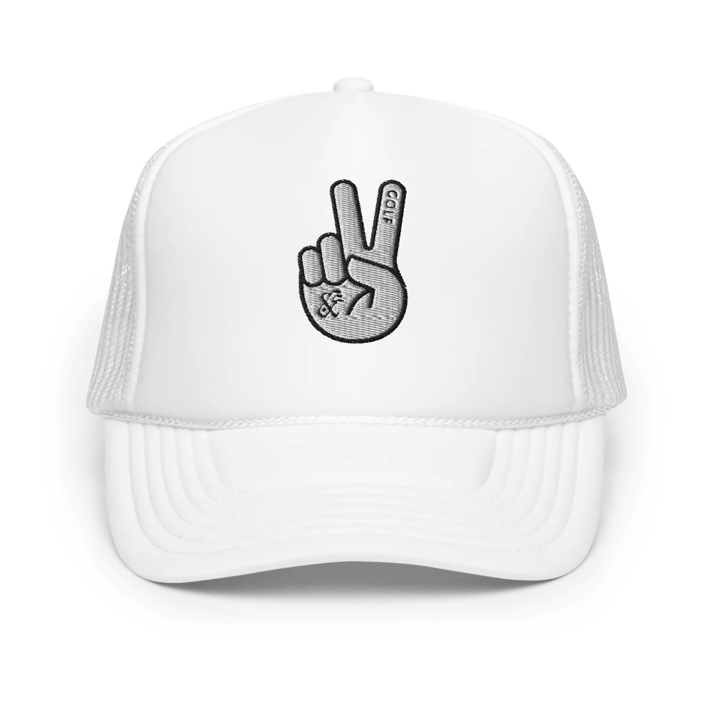 Foam Trucker Hat | Make Peace Not Bogey