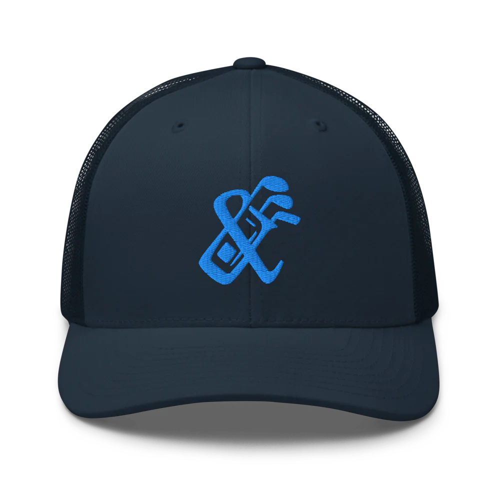 Retro Trucker Hat | LOGO- Sticks & Bag Golf