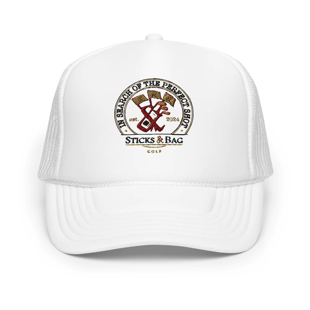 Foam Trucker Hat | "ISOTPS"Otto- Sticks & Bag Golf