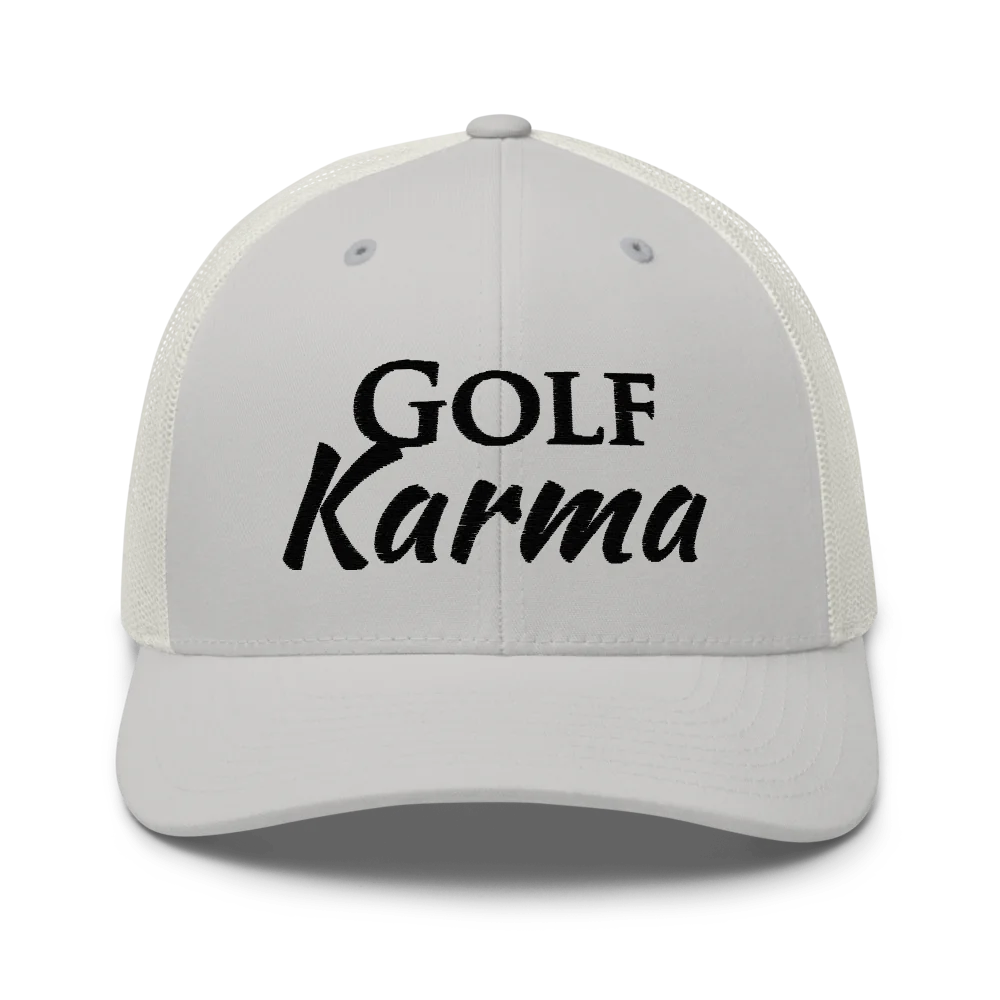 Retro Trucker Hat / Golf Karma- Sticks & Bag Golf