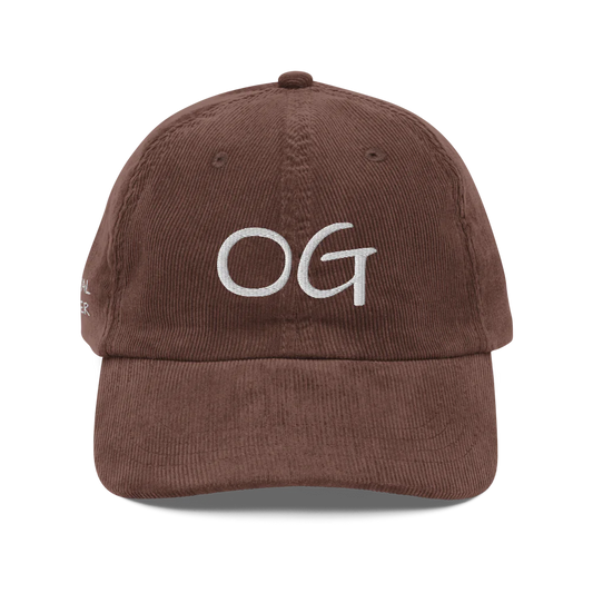 Vintage Corduroy Cap | OG- Sticks & Bag Golf