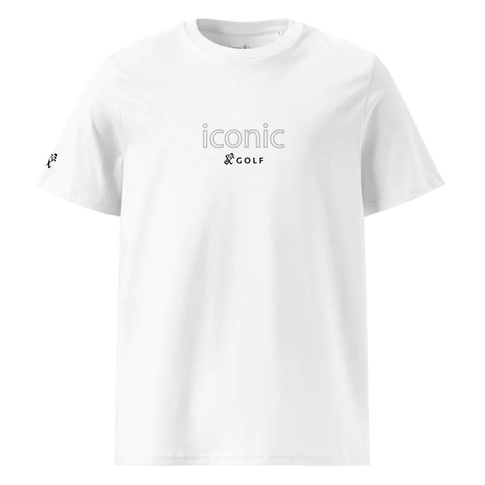 Organic Ribbed Neck T-Shirt | ICONIC- SB Golf