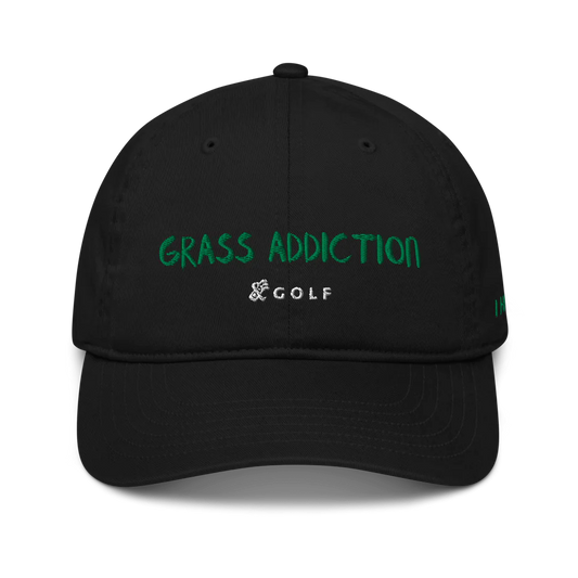 Organic Golf Cap | Grass Addiction- Sticks & Bag Golf