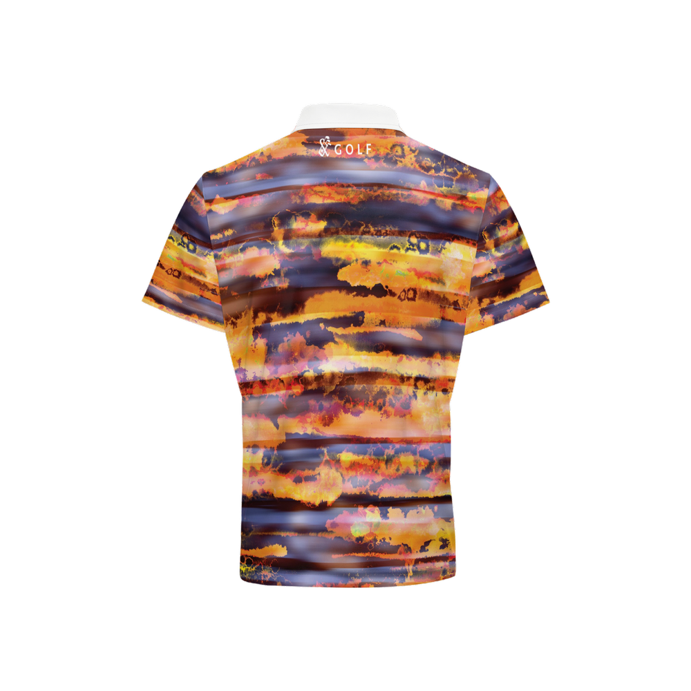 S&B GOLF-Polo "Fairways and Sunsets"- LOGO