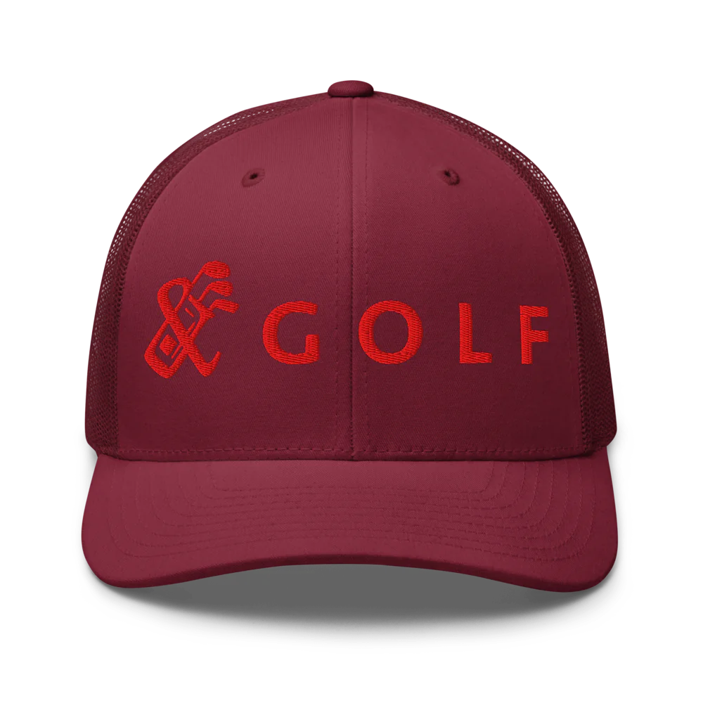 Retro Trucker Hat | LOGO GOLF- Sticks & Bag Golf