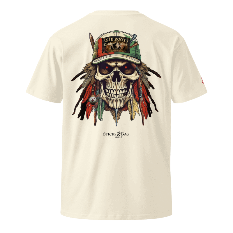 Premium T-Shirt | Caddy Club-IRIE ROOTS- Sticks & Bag Golf