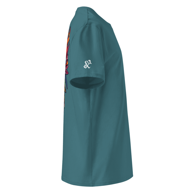 Organic Ribbed Neck T-Shirt | Caddy Club- Sticks & Bag Golf