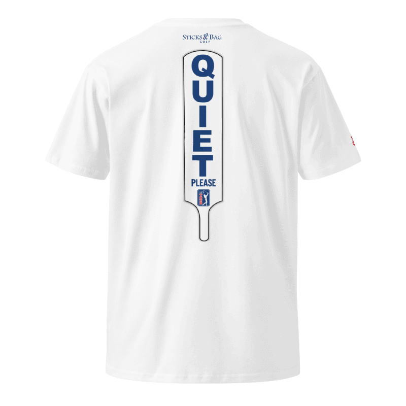 Premium T-Shirt | QUIET PLEASE-Sticks & Bag Golf Tour