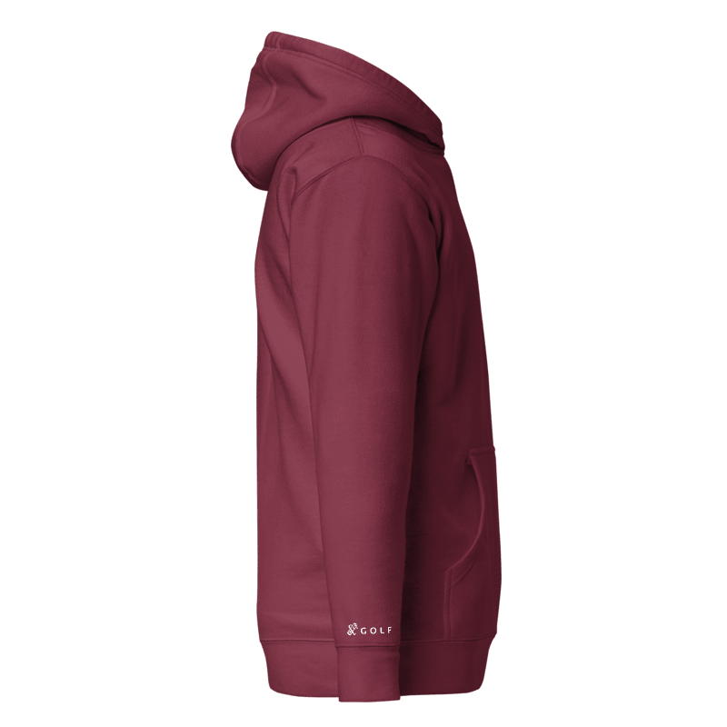 Premium Hoodie  'QUIET PLEASE' Sticks & Bag Golf