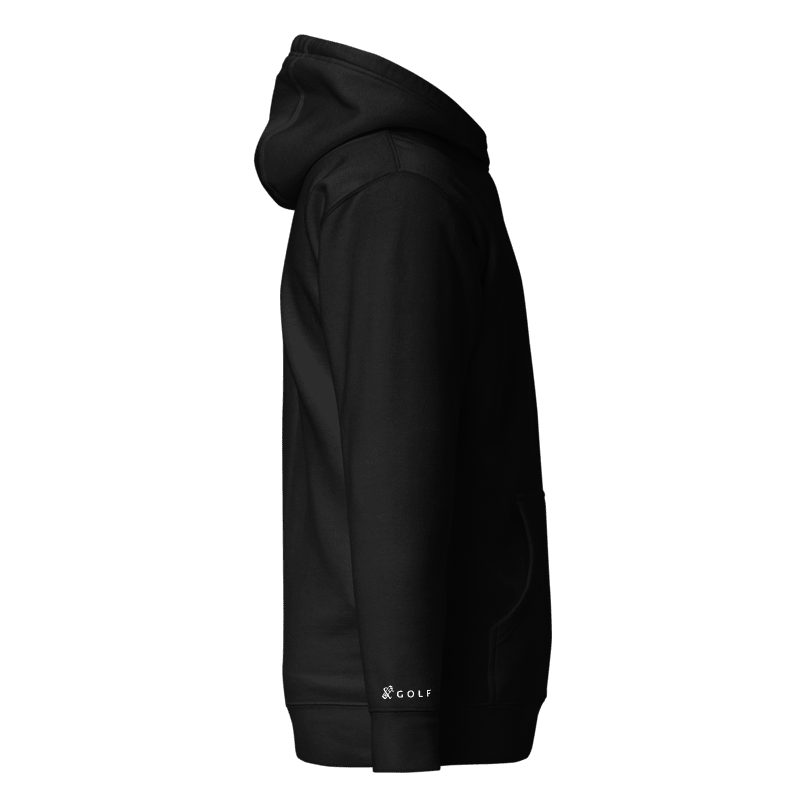 Premium Hoodie  'QUIET PLEASE' Sticks & Bag Golf
