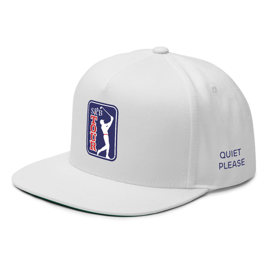 Flat Bill Cap | Sticks & Bag Tour- Quiet Please