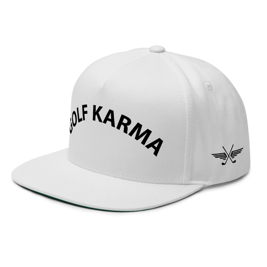 Flat Bill Cap | GOLF KARMA