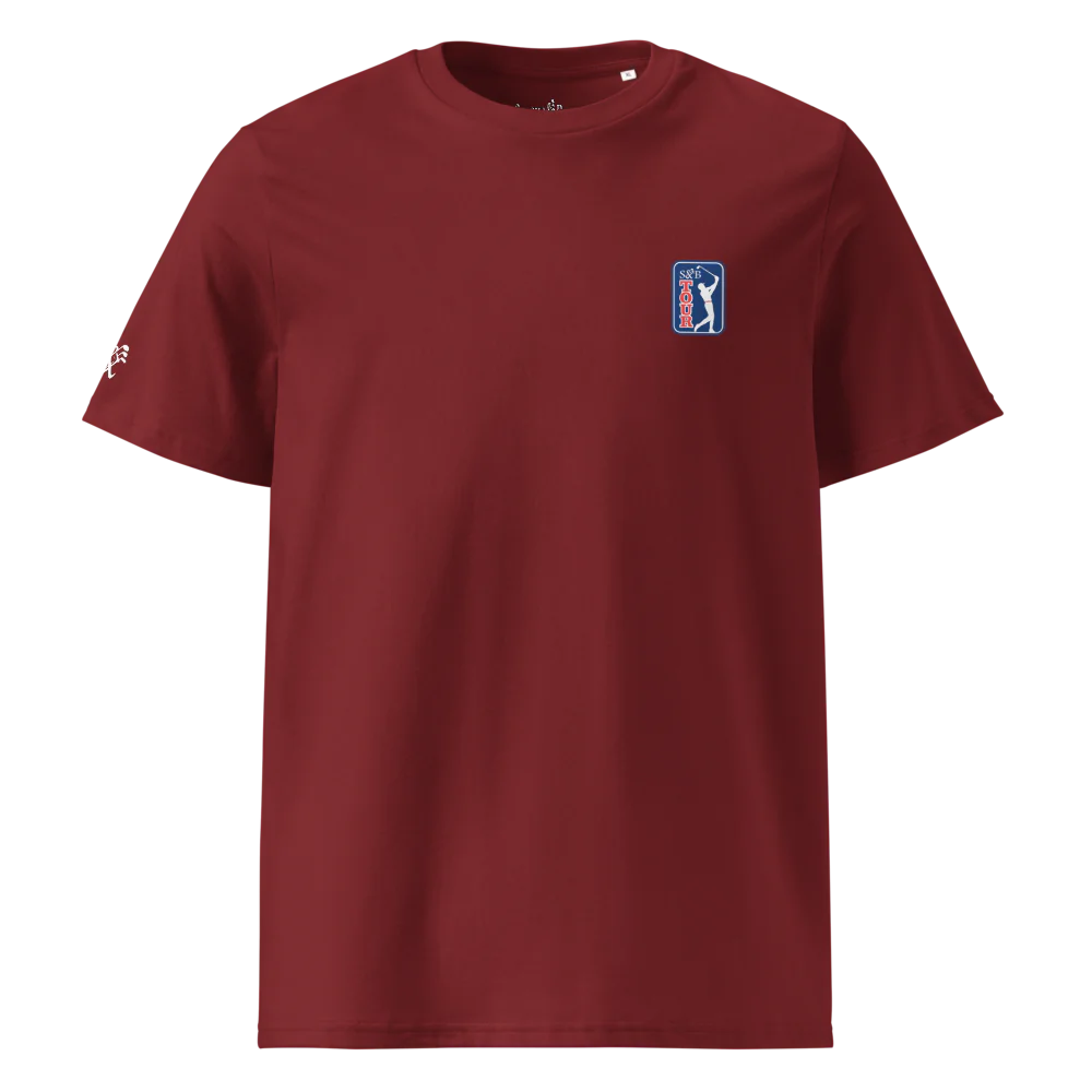 Organic Ribbed Neck T-Shirt | QUIET PLEASE-Sticks & Bag Golf Tour