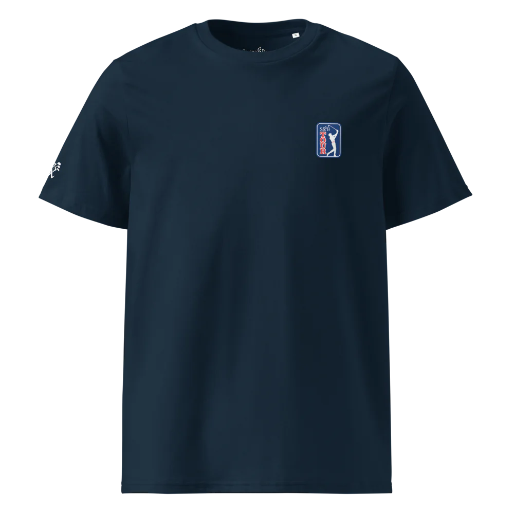 Organic Ribbed Neck T-Shirt | QUIET PLEASE-Sticks & Bag Golf Tour