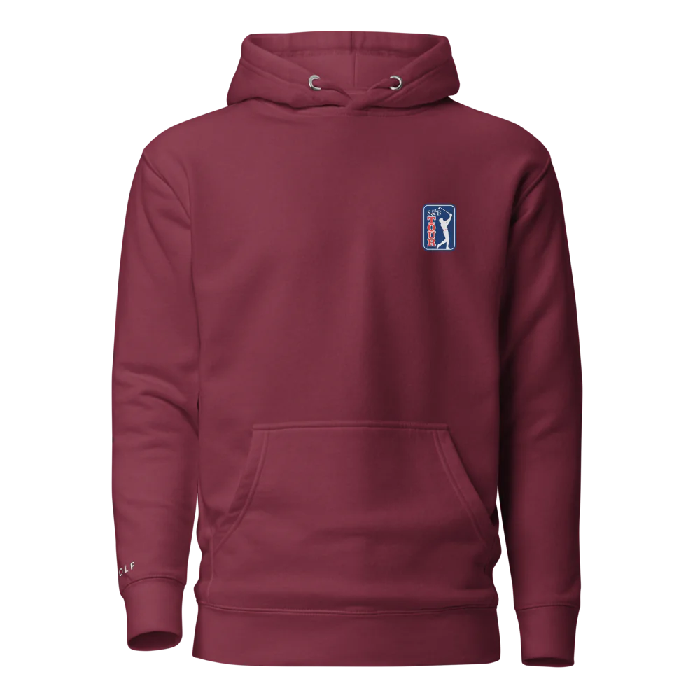 Premium Hoodie  'QUIET PLEASE' Sticks & Bag Golf